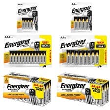 Image of Energizer AA Batteries AAA Alkaline Battery Power LR03, LR6, MN1500, Long Expiry