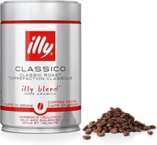 Image of Illy Classico Arabica Roasted Coffee Beans 250g Tin