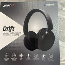 Image of Groov-e Drift Wireless Bluetooth Headphones with Active Noise Cancelling. New.