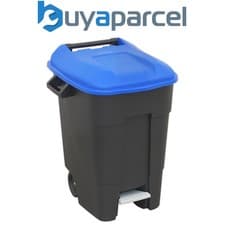 Image of Sealey BM100PB Refuse/Wheelie Bin with Foot Pedal 100L - Blue