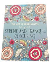 Image of The Art of Mindfulness Serene Tranquil Colouring book adults grown ups FREE P&P