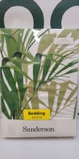 Image of Sanderson Palm House Cotton Sateen 200TC Duvet Cover – Double, Green RRP £95