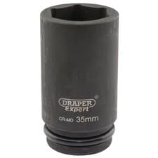 Image of Draper Expert HI-TORQ 6 Point Deep Impact Socket 3/4" Drive 35mm Hand Tool