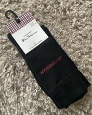 Image of Ben Sherman 3 Prs. Cotton Mix Black Formal / Casual Socks - Size UK 7-11
