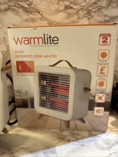 Image of Warmlite Infrared Desk Heater Ultra-Quiet Easy to use 550 W Cream - WL42016