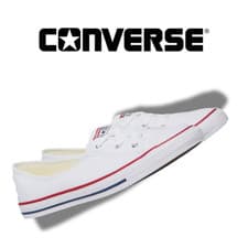 Image of Converse All Star OX Chuck Taylor Women Canvas Trainers - Optical White - UK 5