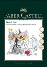 Image of Faber-Castell Art & Graphic Sketch Pad, A3 160 GSM Pad of 40 Sheets