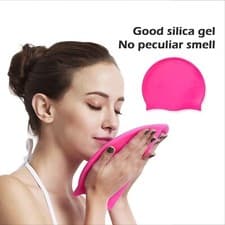 Image of Silicone Swimming Cap With Ear Pockets Long Hair Large For Men Ladies Women Hat