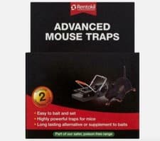 Image of Rentokil Advanced Mouse Trap Powerful Easy to Use Bait Set & Release 2 Pack