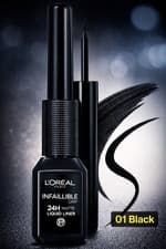 Image of L'Oreal Paris Matte Signature Liquid Eyeliner 01 Black - Brand New