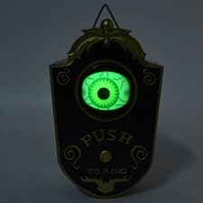 Image of Halloween Doorbell Single Horrible Eyeball Luminous Hanging Door Bell Halloween