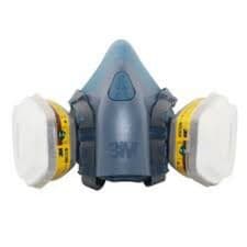 Image of 3M 7500 Series Half Face Mask Reusable Organic Respirator / Dust & Gas Mask 7502
