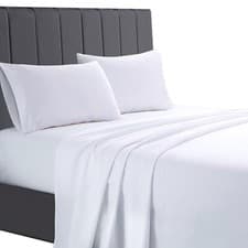 Image of Luxury 100% Egyptian Cotton Fitted , Flat Sheets 200 Thread Count All Sizes