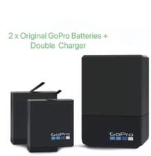 Image of Genuine GoPro Dual Battery Charger + 2 x Battery Hero5 6 7 Black Official