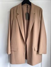 Image of AllSaints Aleida Brown Aleida Tri Blazer UK 10 / US 6, RRP £149