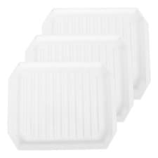 Image of 3pcs Microwave Bacon Baking Pan Compact Bacon Rack Microwave Bacon Rack Bacon
