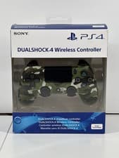 Image of Sony PS4 Official Dual Shock 4 Controller V2 Green Camouflage New & Sealed