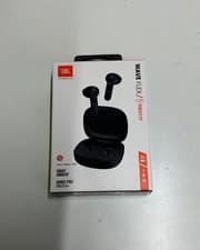 Image of Genuine JBL Wave Flex In-Ear Wireless Earbuds, IP54 IPX2, Smart Ambient - Black