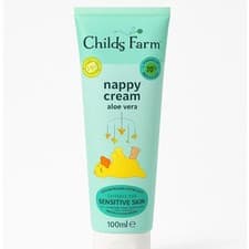 Image of Childs Farm Nappy Cream Aloe Vera 100ml Sensitive Skin Baby Care Cream