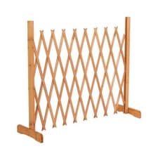 Image of NEW! Expanding Freestanding Wooden Trellis Fence Garden Screen