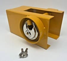 Image of Universal High Security Hitch Lock Caravan Trailer Lock Coupling Tow Ball