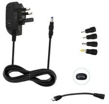Image of UK AC/DC 5V 2A 2000mA INPUT:100-240V 2.5MMx0.8MM POWER SUPPLY ADAPTER CHARGER
