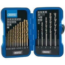 Image of Draper Metric Combined HSS and Masonry Drill Bit Set (17 Piece) 18551