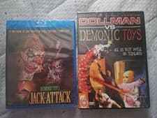 Image of Demonic Toys: Jack-Attack Blu-ray and Dollman vs Demonic Toys DVD BRAND NEW