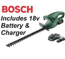 Image of Bosch EasyHedgeCut 18-45 Cordless Hedge trimmer with 18v Battery & Charger