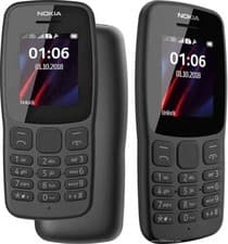 Image of Brand New Nokia 106 Unlocked Dual SIM Phone 2018 Big Buttons - Black