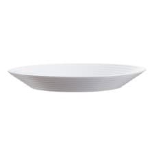 Image of Luminarc Harena Sophisticated Ridged Edges Soup Plate 23cm White
