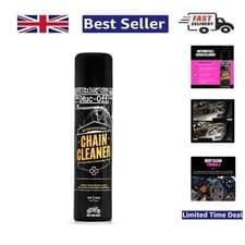 Image of Muc-Off 400ml Chain Cleaner Spray - Biodegradable Formula for Optimal Bike Care