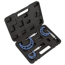 Image of Sealey Micrometer Set 3pc Metric AK9651M