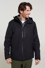 Image of Mountain Warehouse Brisk Extreme Mens Waterproof Jacket Taped Seams Coat Cagoule