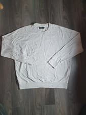 Image of Allsaints NEGOTUM Crew Neck Sweater Gray Size XL BNWOT