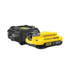 Image of STANLEY FATMAX Starter Kit 18V V20 2Ah battery and Charger SFMCB10D1Q-GB