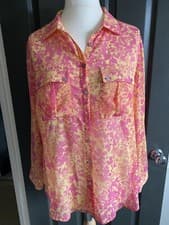 Image of WOMENS MINT VELVET MULTICOLOURED SHIRT SIZE 14 BNWOT