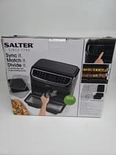 Image of Salter Dual View Air Fryer Oven 12L 2600W Digital 2x5L Drawers