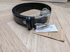 Image of Timberland Men's Leather Belt XL Navy BNWT