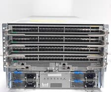Image of Cisco Nexus N9K-C9504 2x SUP 192x 1/10G SFP+ 16x 40G QSFP+ Network Switch