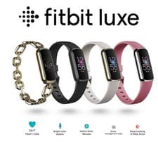 Image of Fitbit Luxe Activity Tracker with up to 6 days battery life, stress management