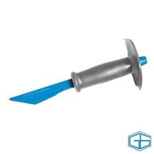 Image of SILVERLINE 250MM FLUTED PLUGGING CHISEL WITH HAND GUARD, STOCK NO: PC44