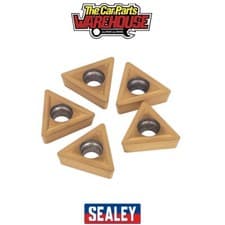 Image of Sealey SM3025CS2R Tips for Lathe Turning Tool Set SM3025CS2