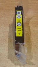 Image of GENUINE EPSON 18 Yellow cartridge ORIGINAL C13T18044012 DAISY vacuum sealed ink