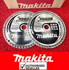 Image of 2XGenuine Makita B-33015 165mm x 20mm x 48T Specialized Plunge Saw Blade- SP6000