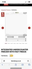 Image of blomberg freezer Integrated Brand New