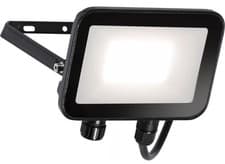 Image of Knightsbridge 230V IP65 20W LED Flood Light 4000k H:129mm x W:135mm x D:28mm New