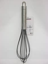 Image of FACKELMANN EGG WHISK SILICONE HEAD STAINLESS STEEL HANDLE SLIGHT DAMAGE 404129