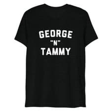 Image of George "N" Tammy t-shirt, George Jones, Tammy Wynette, Country Music, Nashville
