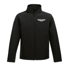 Image of ASTON MARTIN SOFTSHELL JACKET COAT EMBROIDERED LOGO UP TO SIZE 4XL